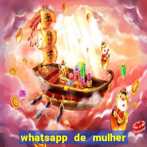 whatsapp de mulher de programa